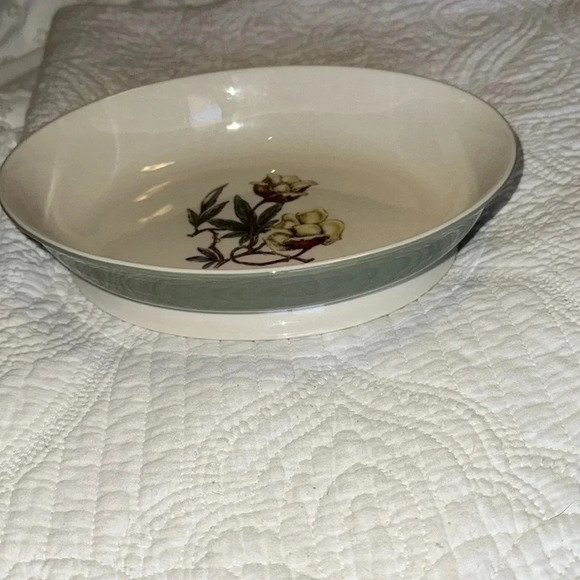 Flintridge china, made in California flowered dish. Free with bundle! - Picture 2 of 8